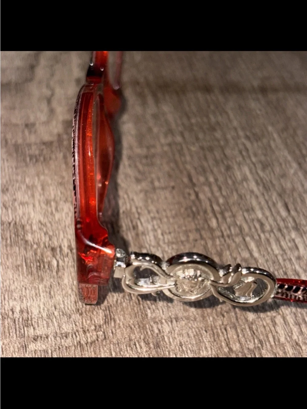 VERSACE Eyeglasses VE 3161 5001 Lizard Red 51MM